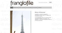 Desktop Screenshot of franglofile.com