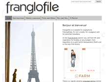 Tablet Screenshot of franglofile.com